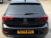 Used VW Polo Match 95 HP (69 kW) 2024 Black Hatchback