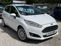 Used Ford Fiesta Titanium 2014 White Hatchback