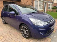 Used Citroën C3 PureTech 82 HP (60 kW) 2015 Blue Hatchback
