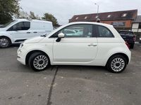 Used Fiat 500 Lounge 69 HP (50 kW) 2019 White Hatchback