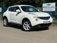Used Nissan Juke Acenta 117 HP (86 kW) 2012 White SUV