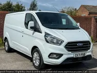 Used Ford Transit Custom Limited 130 HP (95 kW) 2021 White Van