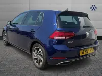 Used VW Golf VII Match 130 HP (95 kW) 2019 Blue Hatchback