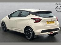 Used Nissan Micra Acenta 92 HP (67 kW) 2023 White Hatchback