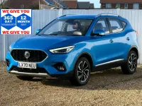 Used MG ZS Exclusive 106 HP (77 kW) 2020 Blue Hatchback