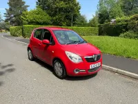 Used Vauxhall Agila S 94 HP (69 kW) 2011 Red MPV