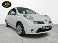 Begagnad Nissan Micra Acenta 79 HK (58 kW) 2009 Vit Halvkombi