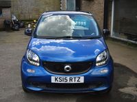 Used Smart ForFour Passion 90 HP (66 kW) 2015 Blue Hatchback