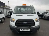 Used Ford Transit 130 HP (95 kW) 2018 White Cabriolet