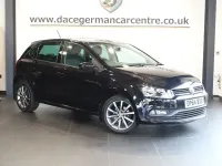 Used VW Polo Design 90 HP (66 kW) 2015 Black Hatchback