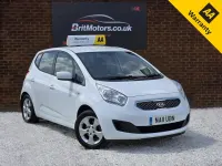 Used Kia Venga 125 HP (91 kW) 2011 White Hatchback