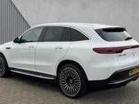 Used Mercedes EQC400 AMG Line Premium 300 kW (408 HP) 2023 Manufaktur opalite white bright SUV