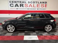Used Audi A3 Sportback S-Line 150 HP (110 kW) 2014 Black Hatchback
