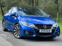 Used Honda Civic SR 142 HP (104 kW) 2015 Blue Hatchback