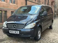 Begagnad Mercedes Vito 2007 Svart Van
