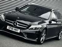 Używany Mercedes C220 AMG line 2018 Czarny Kombi