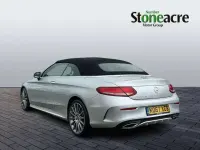 Usado Mercedes C220 AMG line 168 HP (123 kW) 2018 Prateado Cabrios