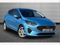 Used Ford Fiesta Titanium 125 HP (91 kW) 2022 Blue Hatchback
