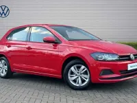 Used VW Polo SE 65 HP (47 kW) 2019 Red Hatchback