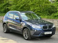Begagnad BMW X3 2014 Blå SUV