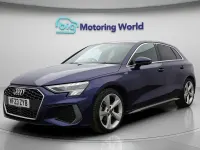 Second-hand Audi A3 Sportback S-Line 110 CP (80 kW) 2023 Albastru Hatchback