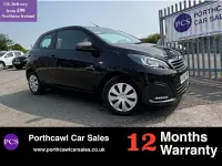 Used Peugeot 108 Access 68 HP (50 kW) 2016 Black Hatchback