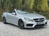 Käytetty Mercedes E250 AMG 2013 Hopea Avoauto