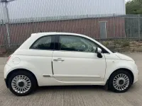 Used Fiat 500 Lounge 69 HP (50 kW) 2012 White Hatchback