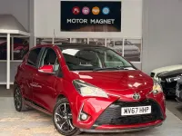 Used Toyota Yaris Design 2017 Red Hatchback