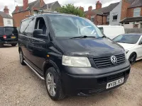 Used VW T5 130 HP (95 kW) 2006 Black Van