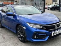 Used Honda Civic EX 126 HP (92 kW) 2021 Blue Hatchback