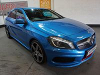 Used Mercedes A250 AMG 2014 Blue Hatchback