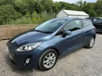 Used Ford Fiesta Zetec 85 HP (62 kW) 2018 Blue Hatchback