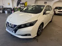Used Nissan Leaf Acenta 110 kW (150 HP) 2019 White Hatchback