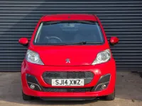 Käytetty Peugeot 107 Active 68 HP (50 kW) 2014 Punainen Viistoperä
