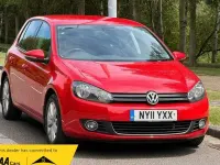 Used VW Golf VI Match 140 HP (102 kW) 2011 Red Hatchback