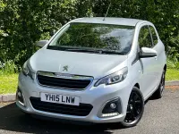 Used Peugeot 108 Allure 82 HP (60 kW) 2015 Silver Hatchback
