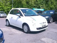 Used Fiat 500 Pop 69 HP (50 kW) 2011 White Hatchback