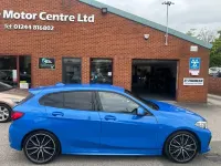 Used BMW 118 M Sport 150 HP (110 kW) 2021 Blue Hatchback