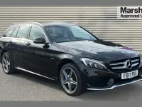 Used Mercedes C350 AMG Line Premium 293 HP (215 kW) 2017 Black Estate
