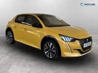 Used Peugeot 208 GT-line 130 HP (95 kW) 2020 Yellow Hatchback