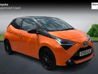 Used Toyota Aygo X-cite 72 HP (52 kW) 2019 Orange Hatchback