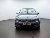 Used VW Passat R-line 220 HP (161 kW) 2018 Blue Estate