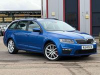 Used Skoda Octavia vRS 184 HP (135 kW) 2014 Blue Estate