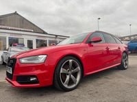 Used Audi A4 Black Edition 143 HP (105 kW) 2013 Red Estate