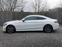 Used Mercedes C200 AMG line 184 HP (135 kW) 2019 White Coupe