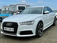 Used Audi A6 Black Edition 190 HP (139 kW) 2015 White Sedan