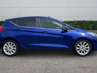 Used Ford Fiesta Titanium 2017 Blue Hatchback