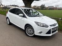 Used Ford Focus Zetec 2014 White Hatchback