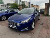 Used Ford Focus Zetec 125 HP (91 kW) 2016 Blue Hatchback